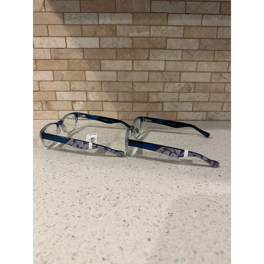 Lot of 2 Vera Bradley Courtney +1.75 Reading Glasses Morning Shells Blue nwt